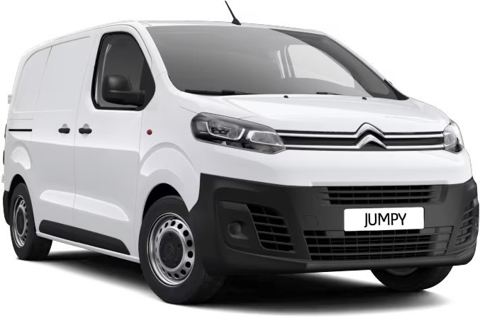 New ë-Berlingo white 3/4 front view