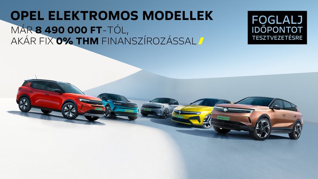 Opel elektromos modellek