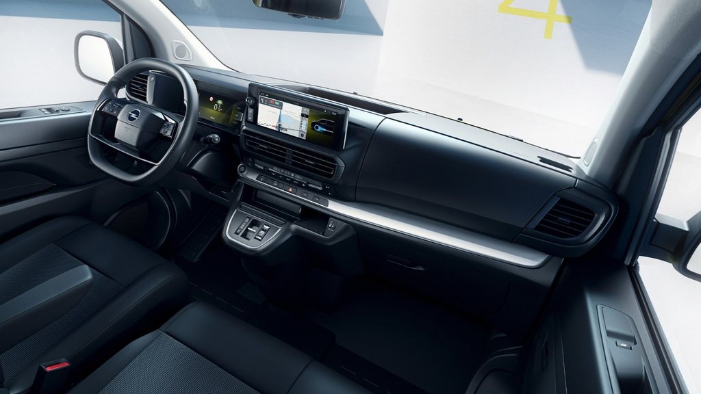 Az új Opel Vivaro Electric beltere