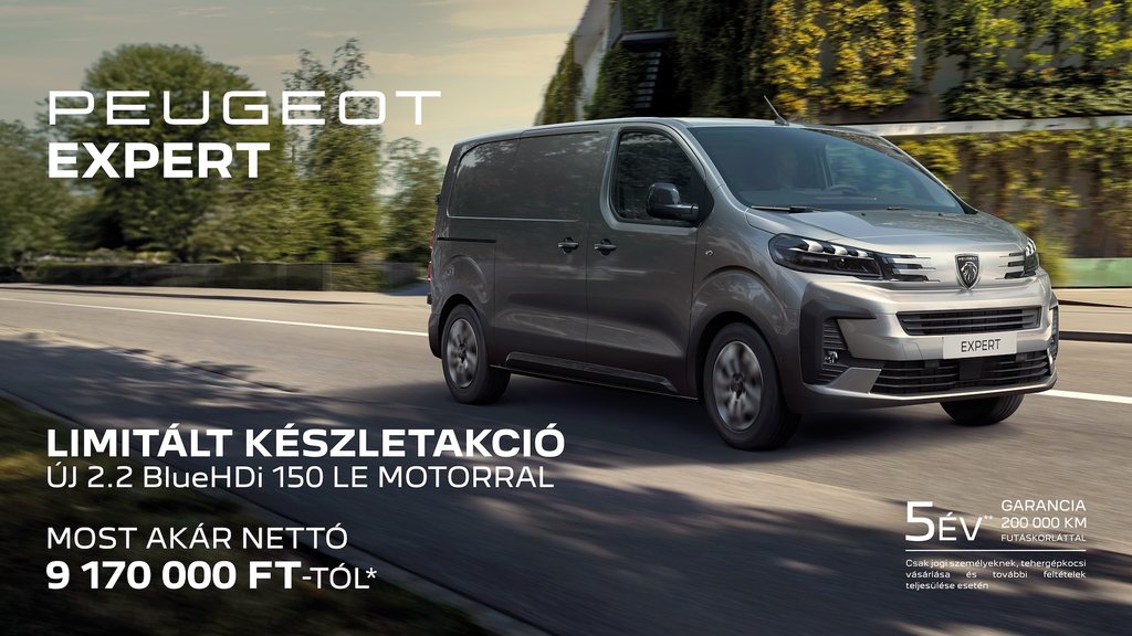 New PEUGEOT E-EXPERT front view